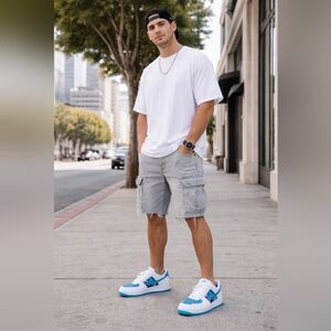 Custom Nike Air Force 1 '07 – Turquoise Comic Design – Men’s – Hand Painted